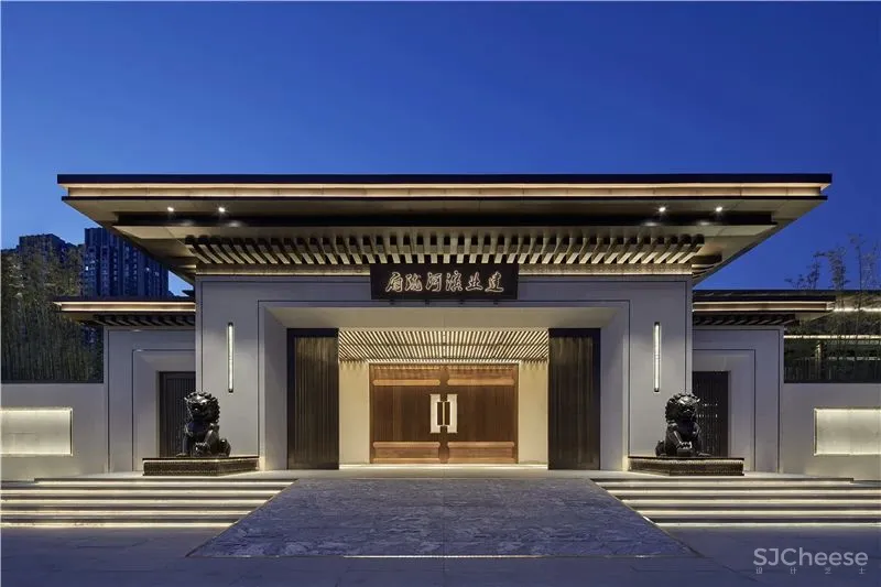 锋尚设计:流动的光与影 滨河珑府销售中心! 中国国际室内设计年鉴