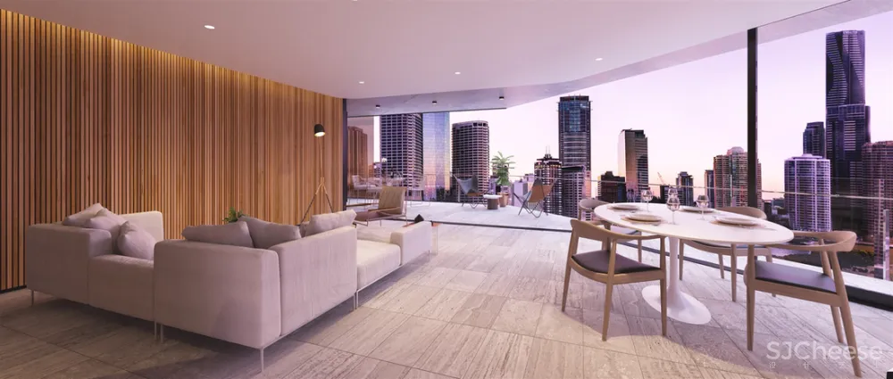 8组住宅效果图,原来大户型更适合极简风!