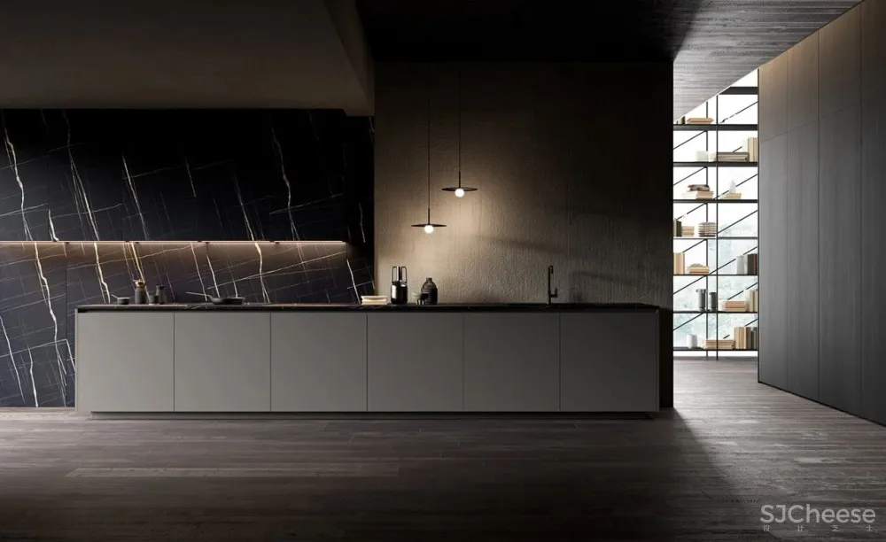 studiopodrini新作 高级灰奢华厨房