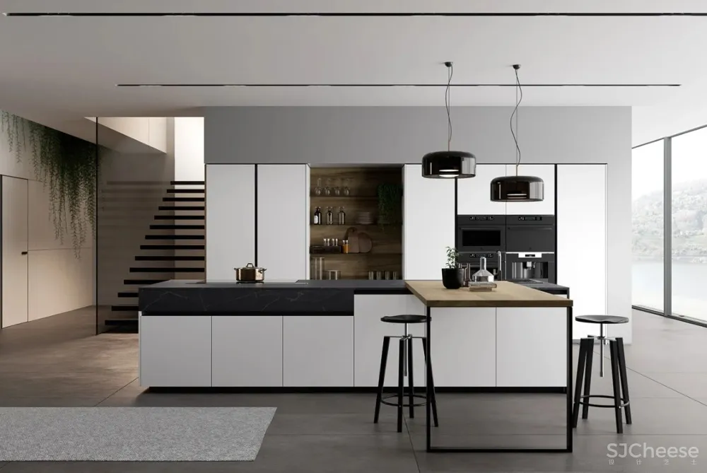 studiopodrini新作 高级灰奢华厨房