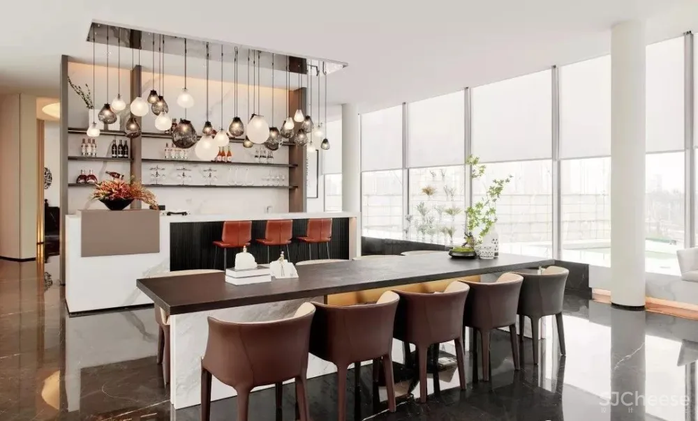 香港環亞聯合設計:自然闲适、悠然忘我 时代滨江上品销售中心! 中国国际室内设计年鉴