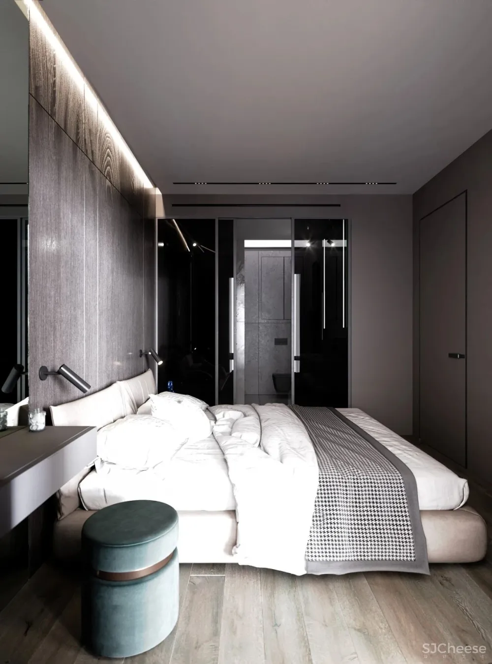 60㎡二房一厅,新古典的优雅气派!