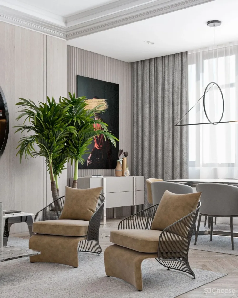 现代风格，简单而又舒适！