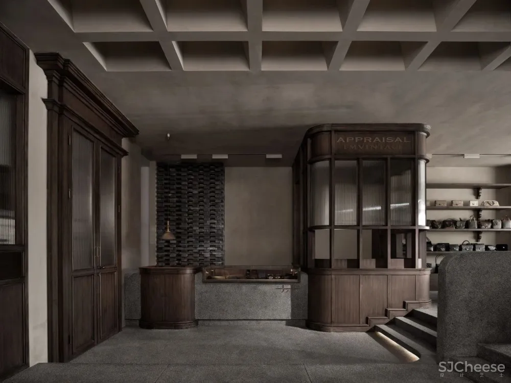 文超:128㎡灰木系空间,这样的复古才够味!