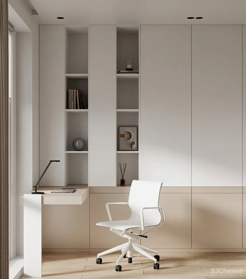 88㎡裸色简约,简单的设计更显高级