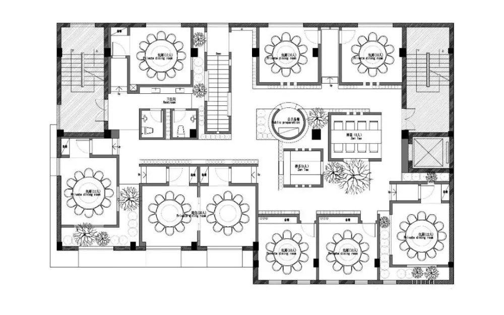 设谷设计谢银秋:诧寂之美·古食初味餐厅 中国国际室内设计年鉴