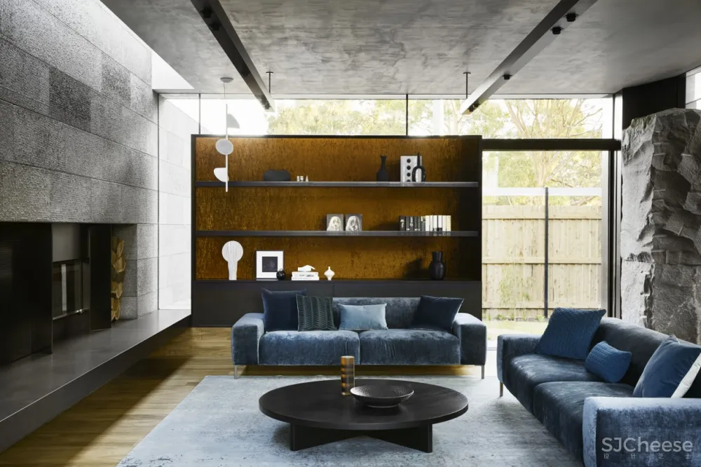 Splinter Society 基石住宅,原始质感中的精致生活