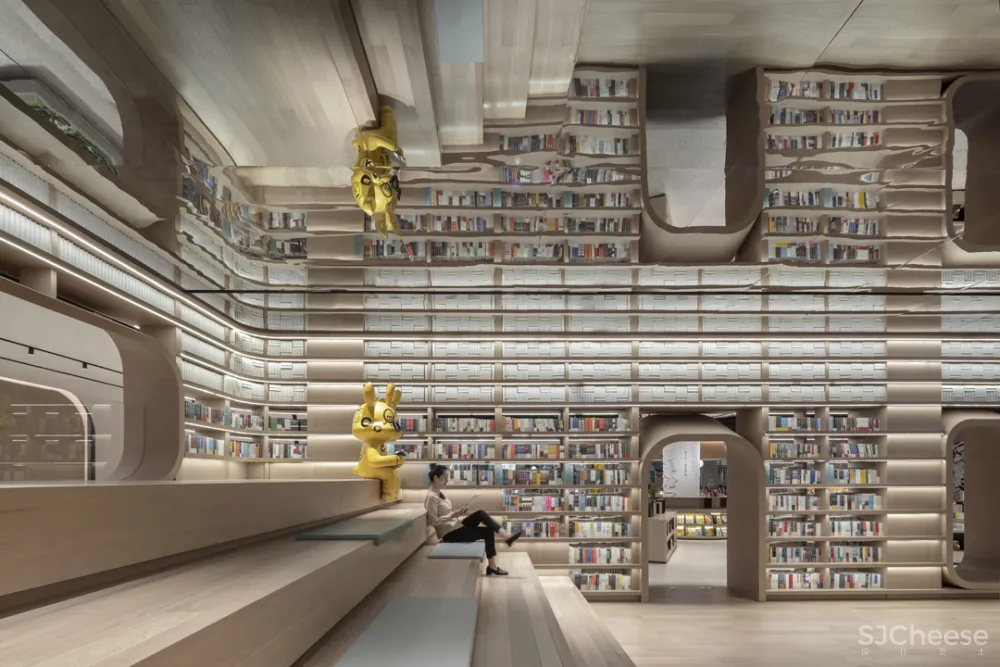 阅时光—新式多功能书店 共生形态设计