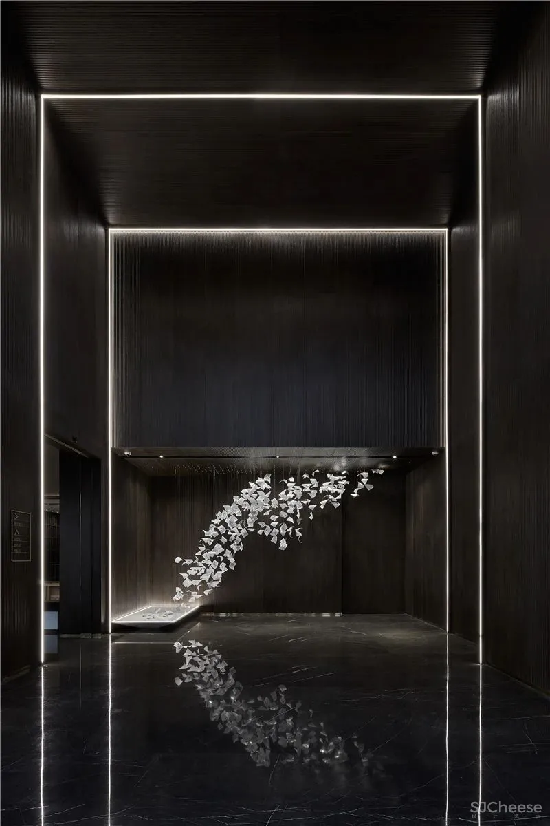 锋尚设计:流动的光与影 滨河珑府销售中心! 中国国际室内设计年鉴