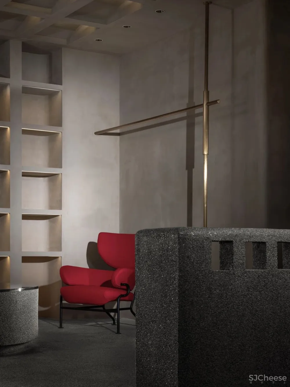 文超:128㎡灰木系空间,这样的复古才够味!