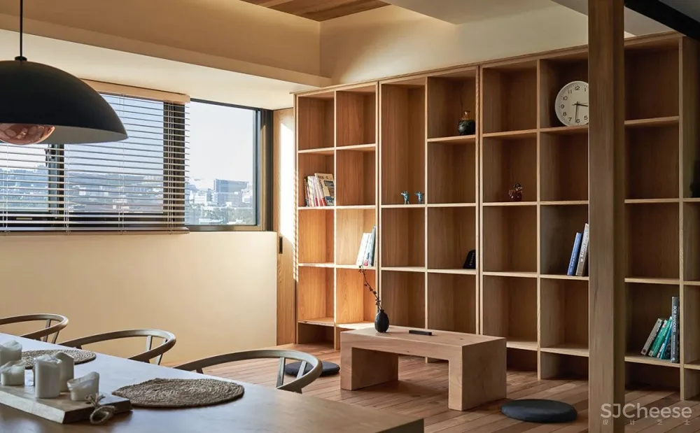 224.4㎡老宅改造:佛系清雅宅,原木自然居