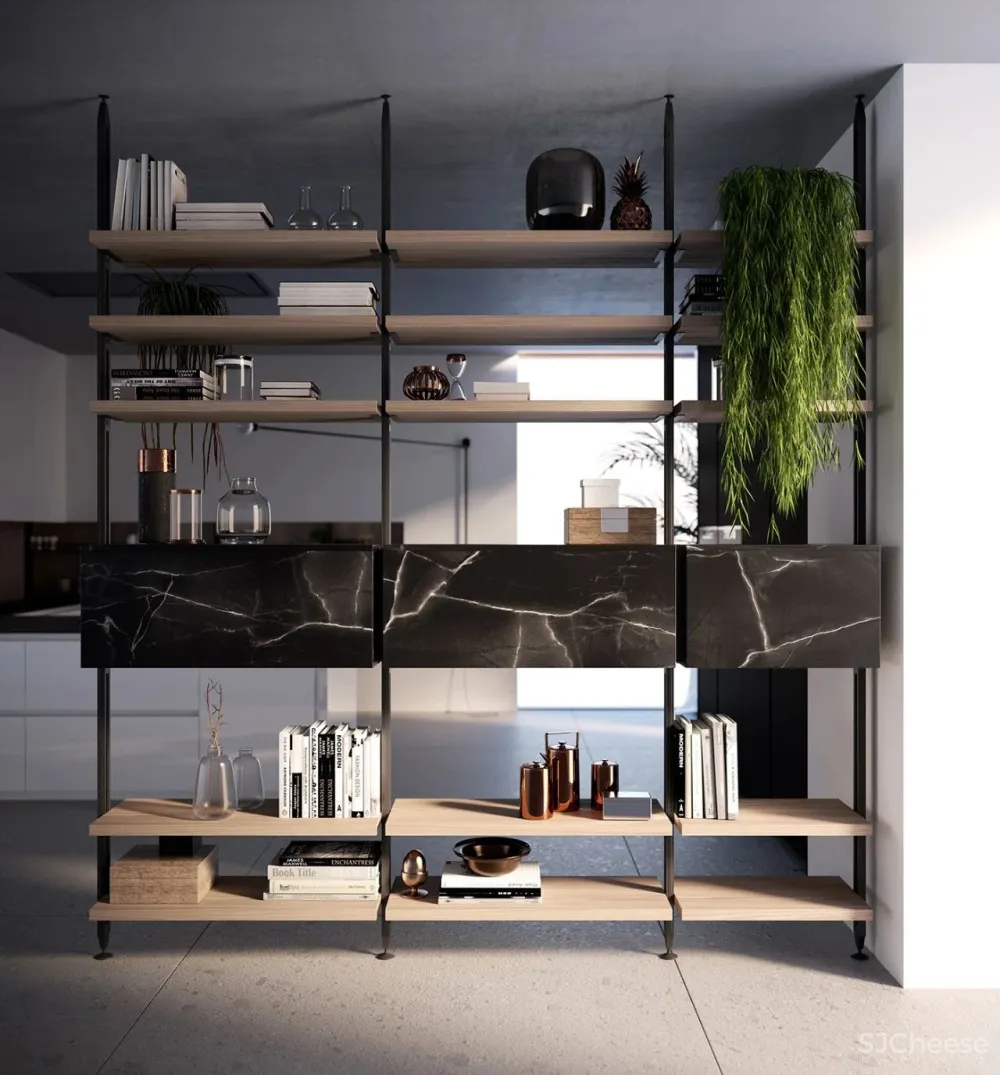 studiopodrini新作 高级灰奢华厨房