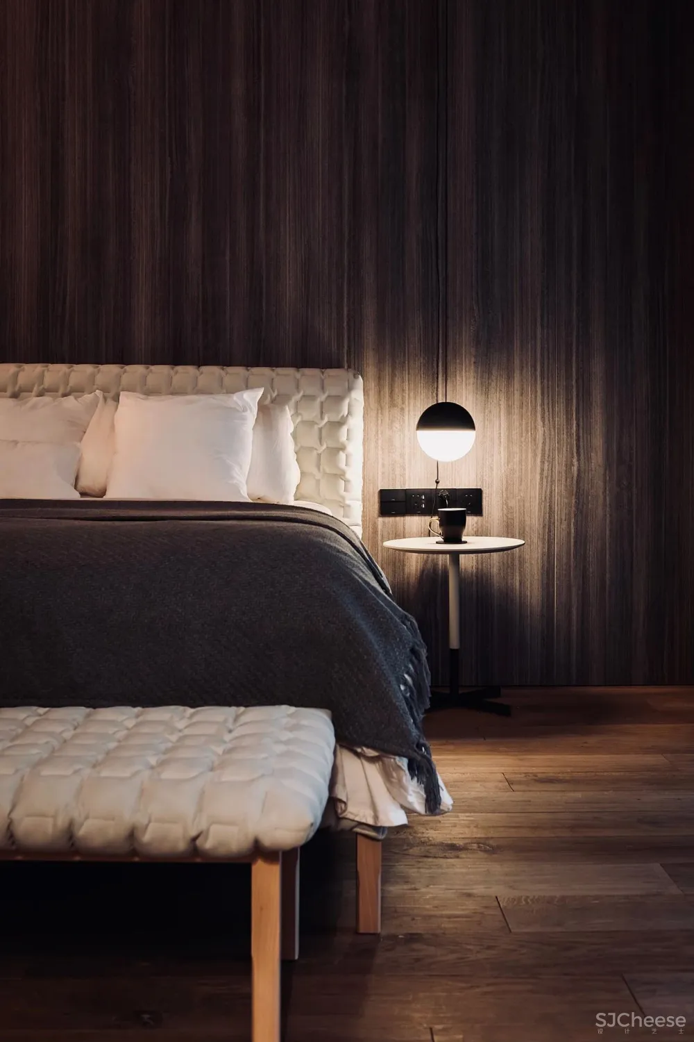 300㎡灰调原木风私宅,简洁质朴惹人爱!