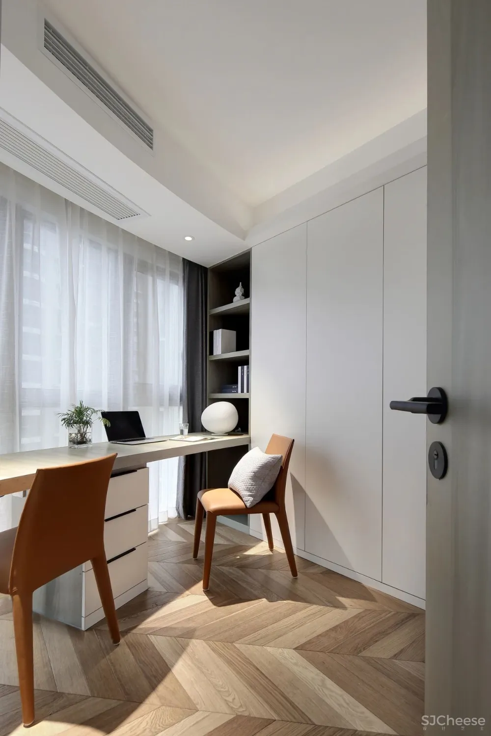 半开放式书房,现代设计新趋势