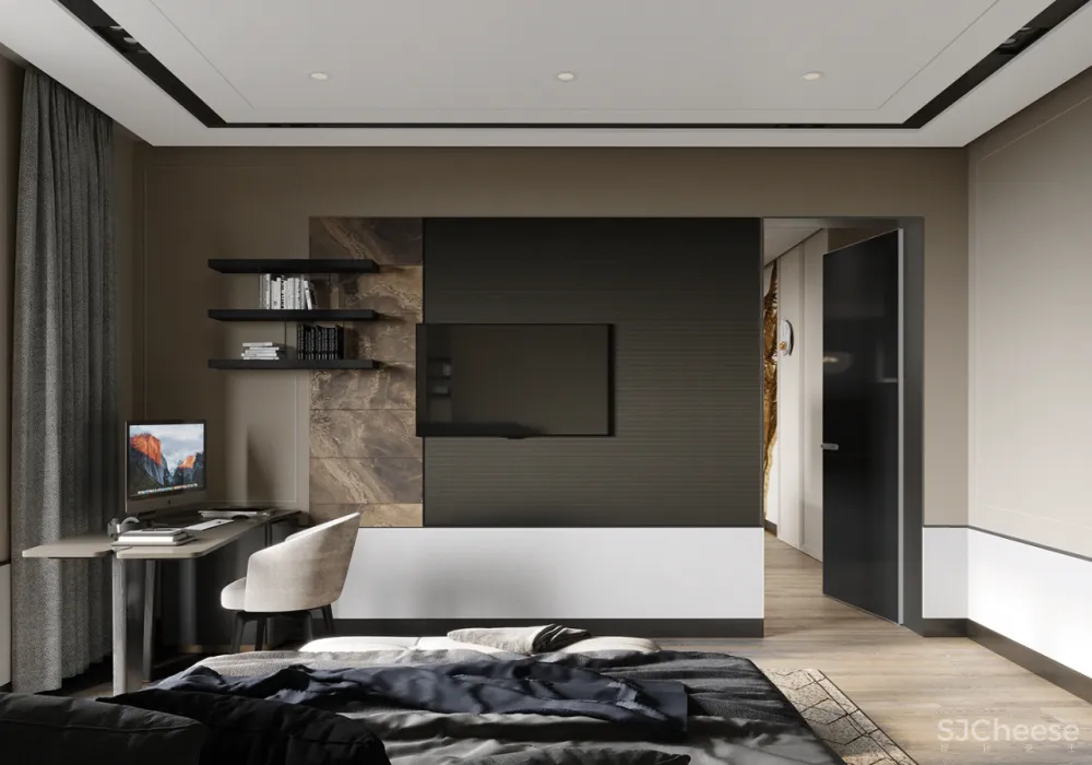 305㎡现代顶层复式,豪宅的正确打开方式!