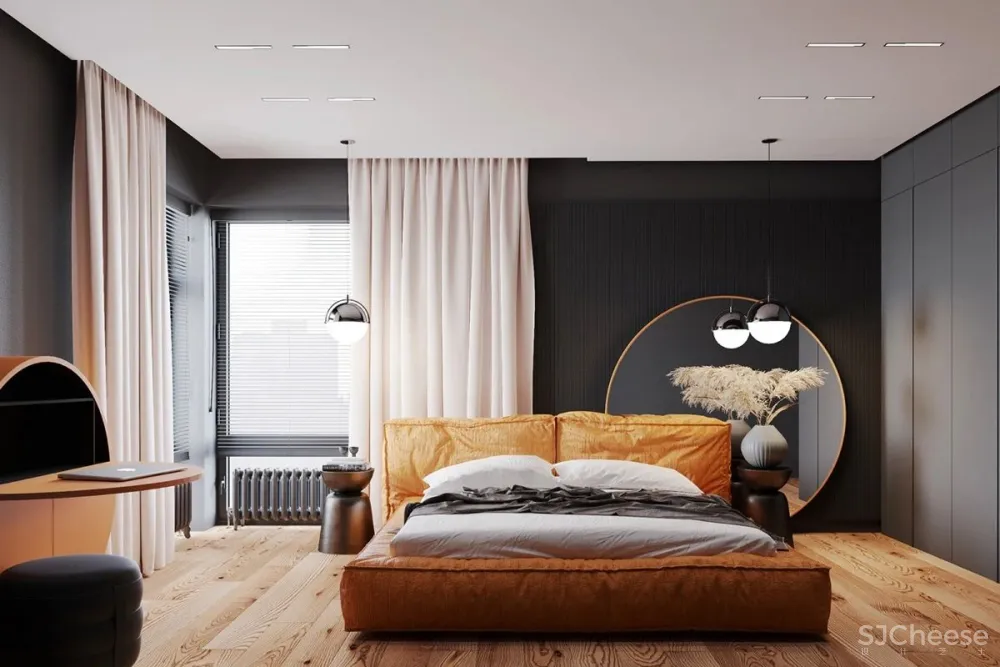 Creating Well Rounded Interiors With Circle Themes - Orange