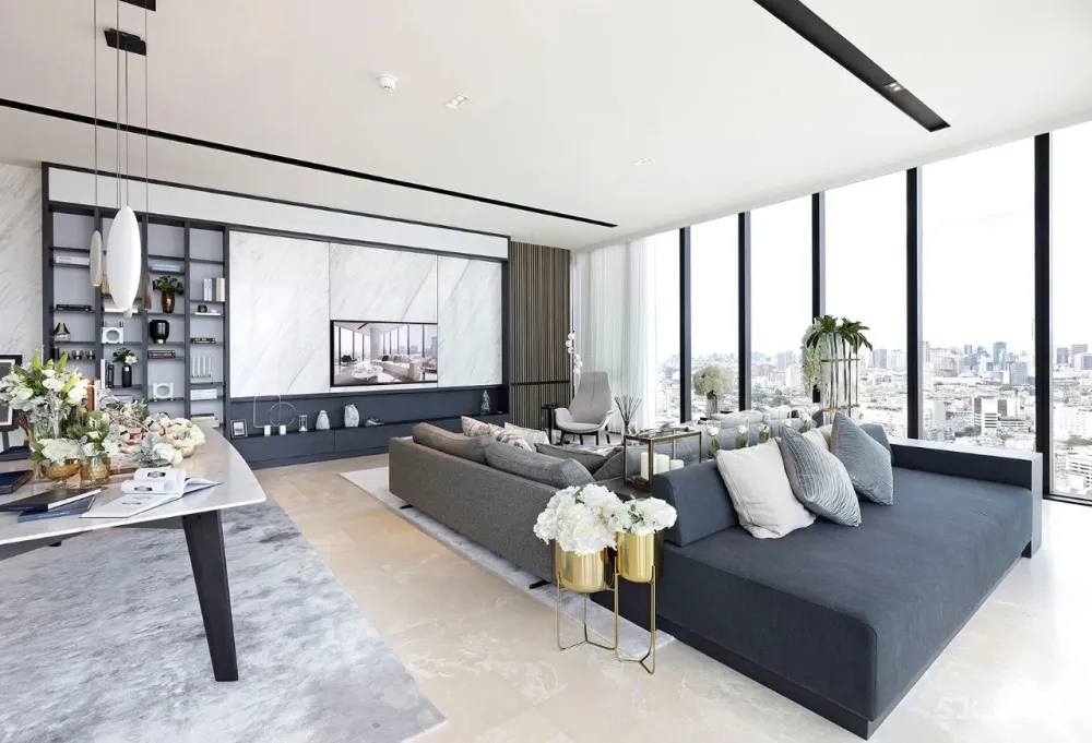 SCDA曾仕乾新作 曼谷泰颐「悦榕轩」六星级超豪华公寓 实景 效果图 平面图