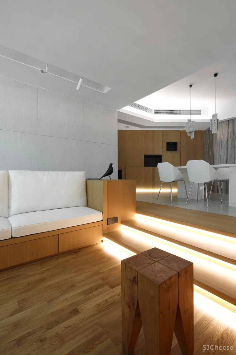 黑白木设计 极简纯白,回归自然!