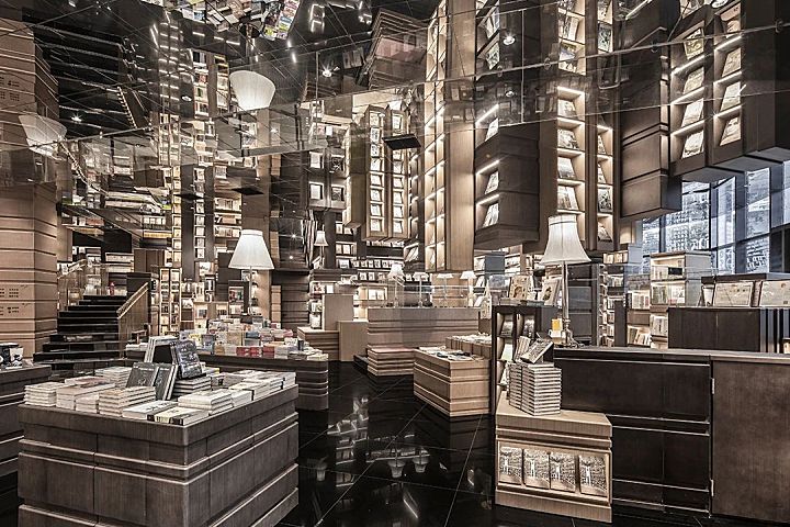 李想新作 宁波钟书阁,1230㎡,把201块“岩石”搬进书店