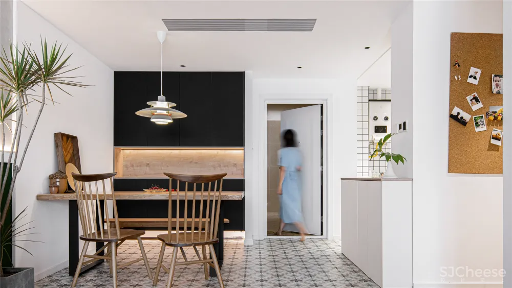 89㎡ 两室两卫，简约的复古设计爱了爱了!