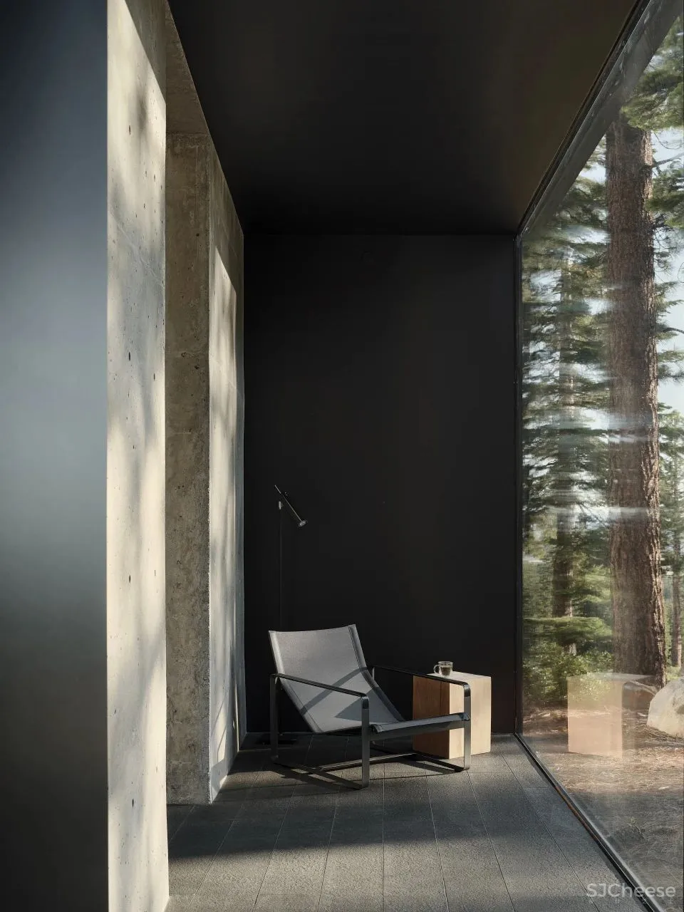 隐匿于山林的住宅 Lookout 滑雪屋 Faulkner Architects