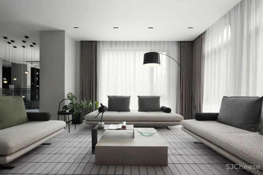 550㎡淡雅别墅,自然舒适的宜居生活!