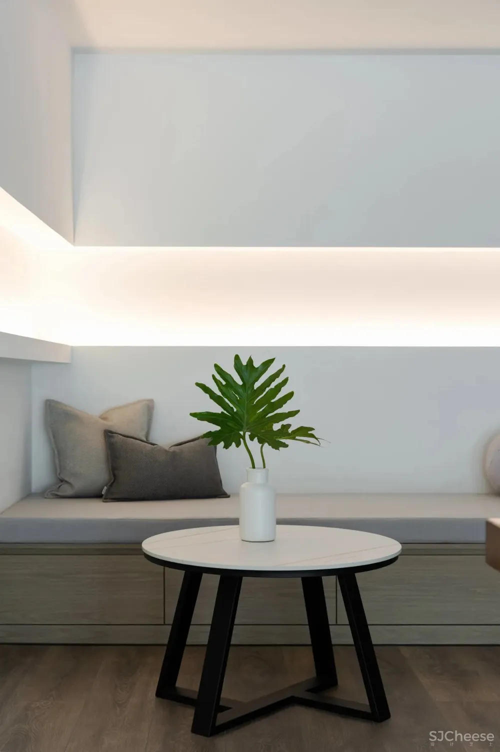 通透感 光影美学，打造黑白极简格调 桐里设计