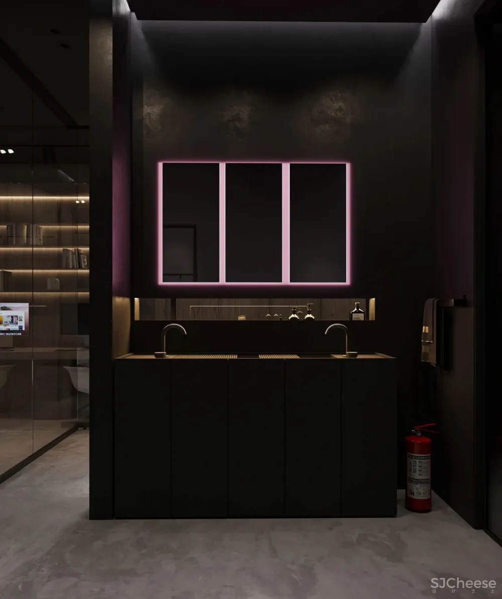 极简黑色系私宅,不是谁都能Hold得住