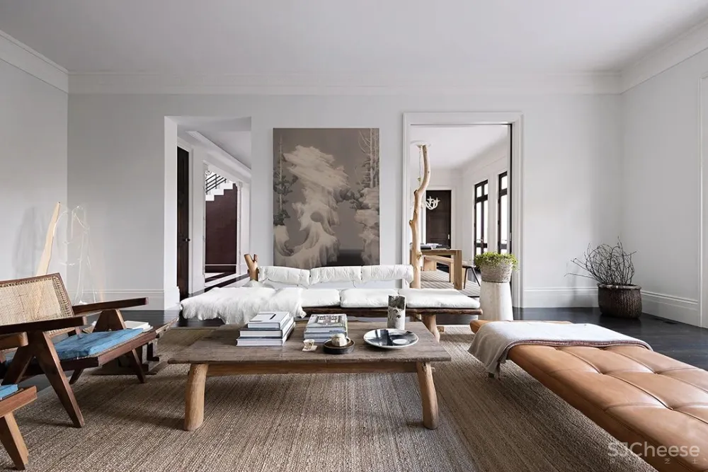 广州伶居侘寂风总部办公，旧得很高级！