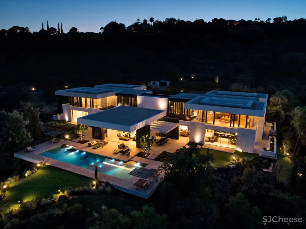 3100㎡的大宅设计,尺度够大才能真正奢华