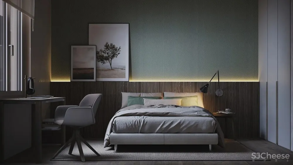 丰富的棕色和灰色调