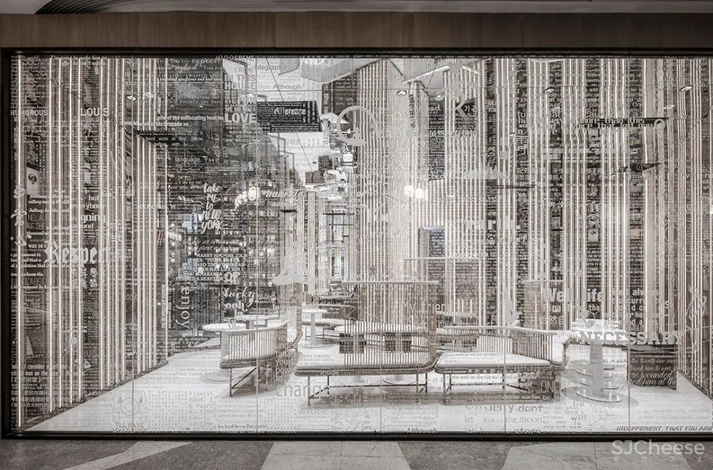 李想新作 宁波钟书阁,1230㎡,把201块“岩石”搬进书店