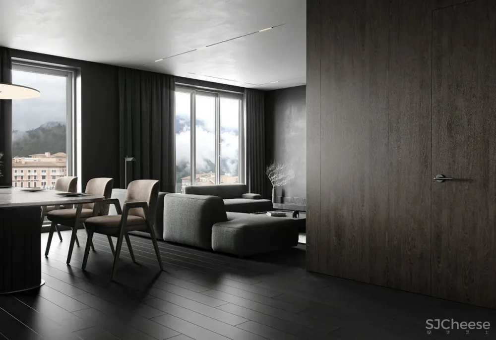 简单即是美!黑白色家居设计