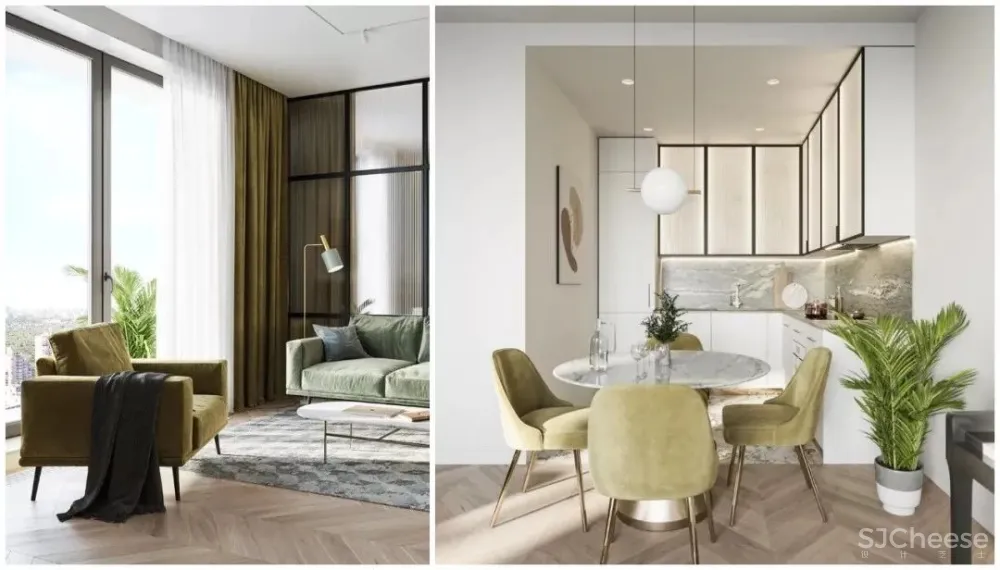 98㎡轻奢风精致私宅，兼具经典与时尚！