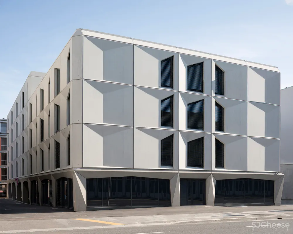 被称作「小W」的Moxy酒店,瑞士又开新店,外墙竟是预制模块,果然够潮