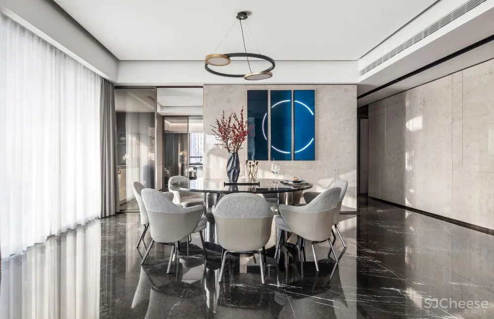 柯翊设计│ 绍兴源盛·云锦中心大平层样板间