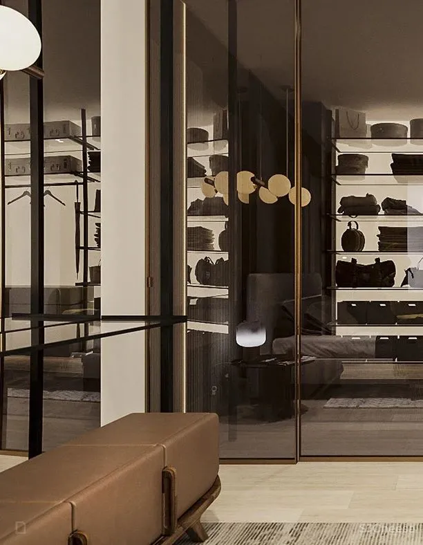 高级灰 轻奢,120㎡现代私宅