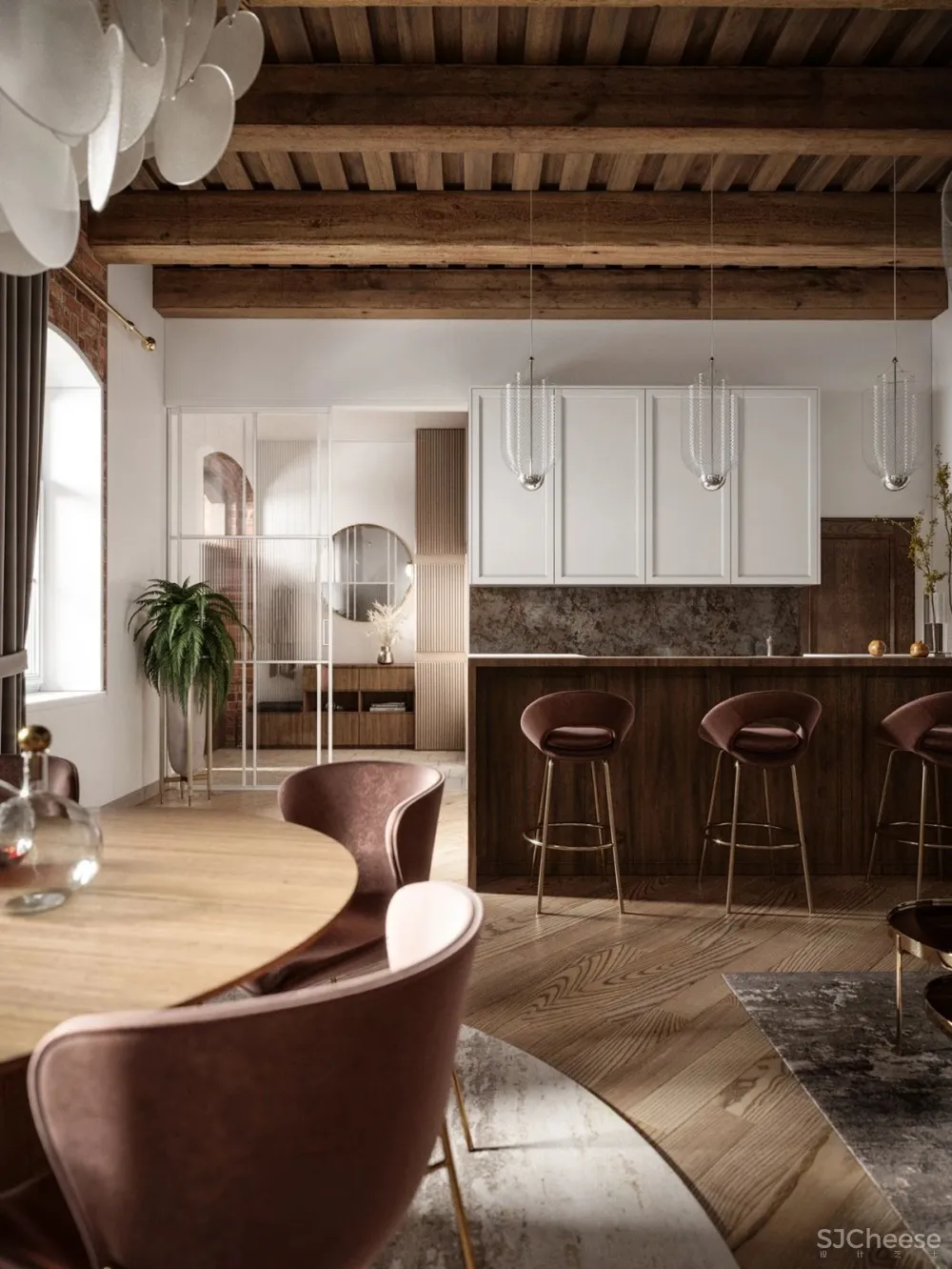 业主喜欢吃巧克力，软装我只能这样设计了