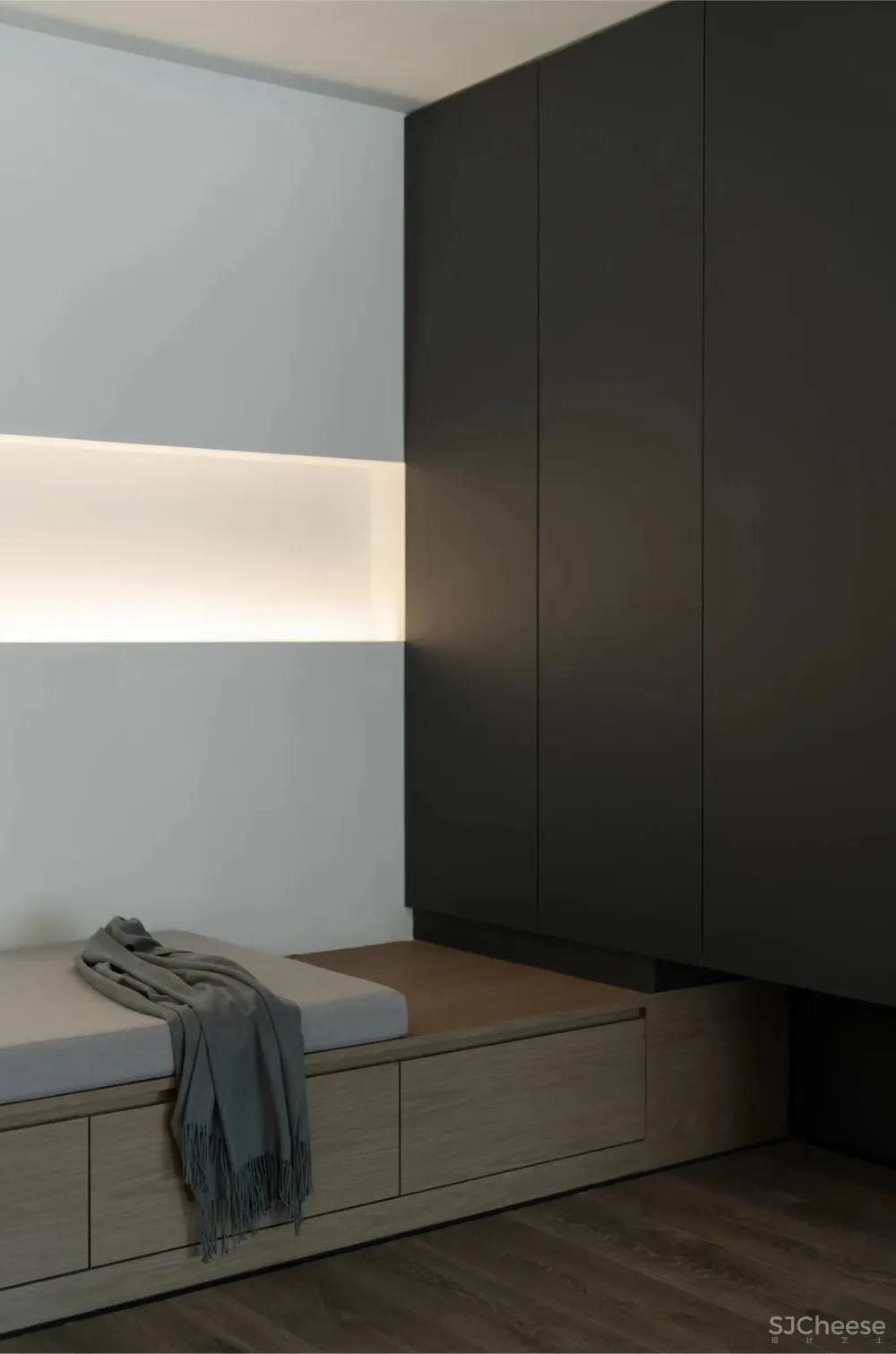 通透感 光影美学，打造黑白极简格调 桐里设计