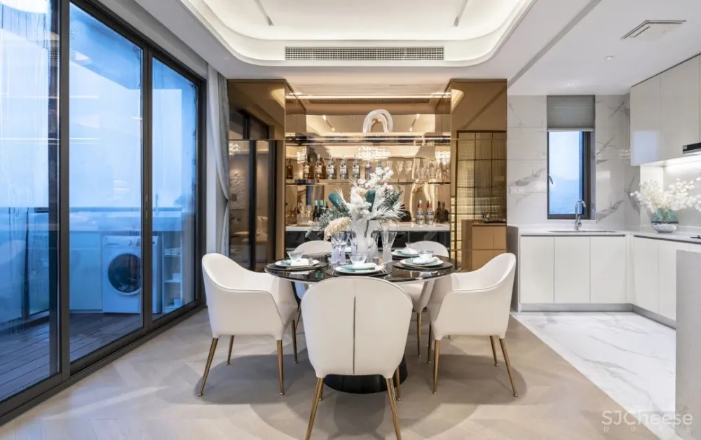 EH DESIGN 空间｜新现代主义风格的多重演绎 —— 越秀地产杭州项目合辑