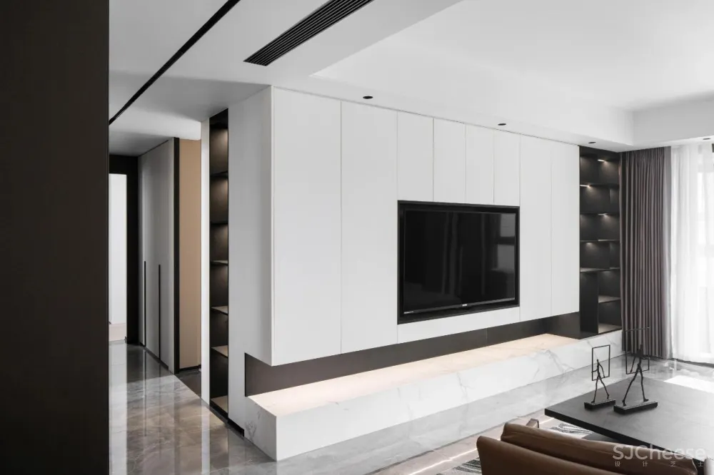 140㎡意式私宅，极简让空间更分明 徐振海设计