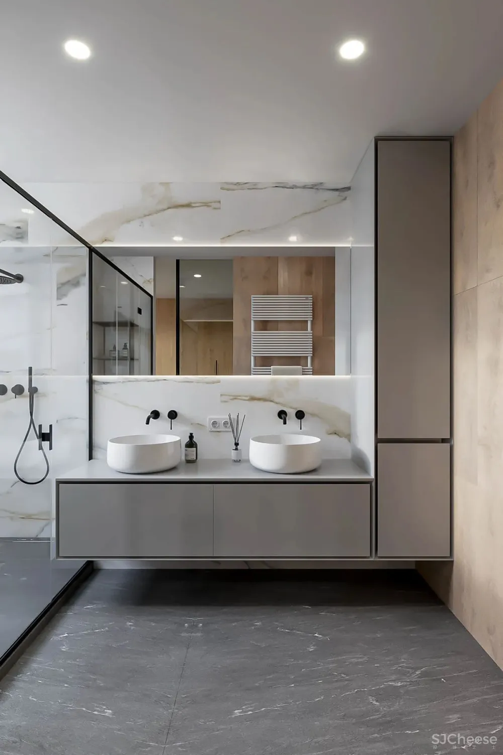 音乐老师进门不做隔断,138㎡三居室无玄关,照样美上天!