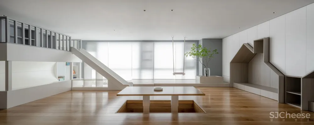 成都两娃之家,溜滑梯、荡秋千,150㎡里好玩、功能、收纳,每样都很强大!