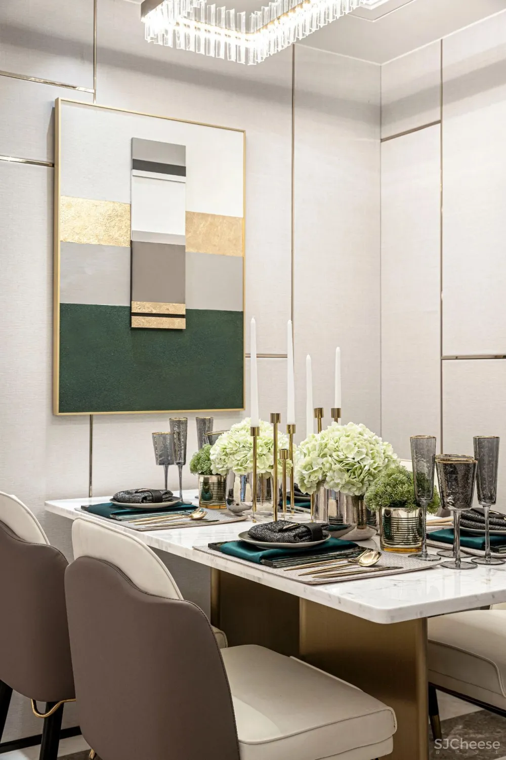 真正的优雅艺术,至纯至简,大气奢华!