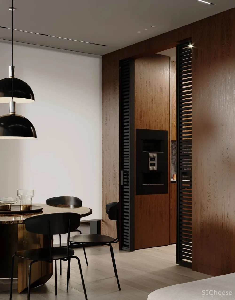 305㎡现代顶层复式,豪宅的正确打开方式!