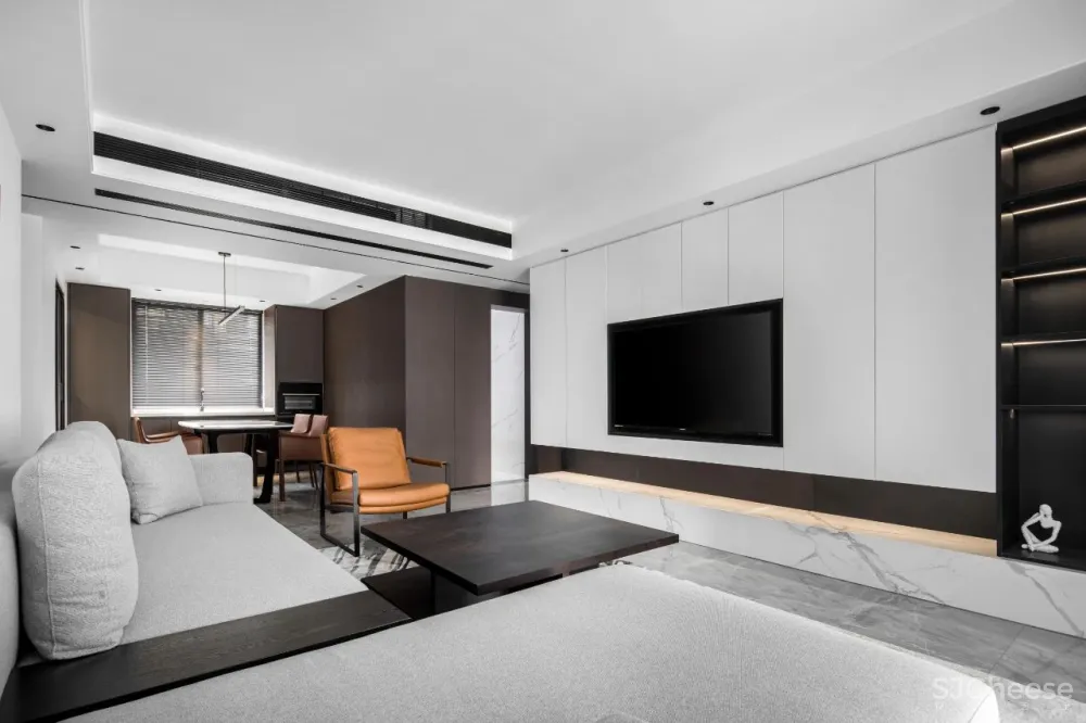 140㎡意式私宅，极简让空间更分明 徐振海设计