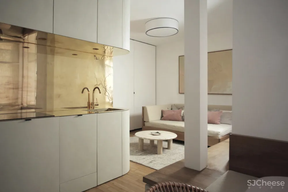 一居室小家,卡座式餐厅设计更省空间