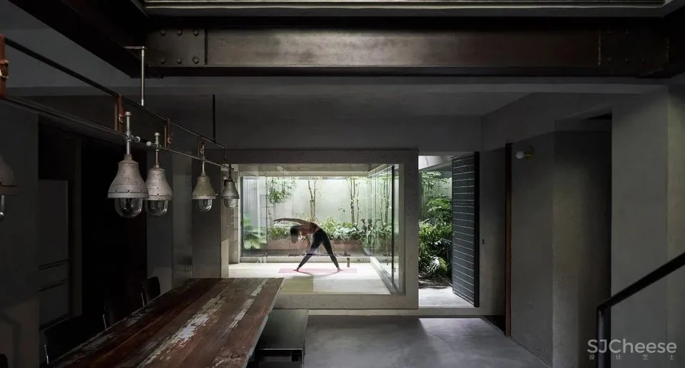 将绿意和天光引入地下 士东许宅 KC design studio