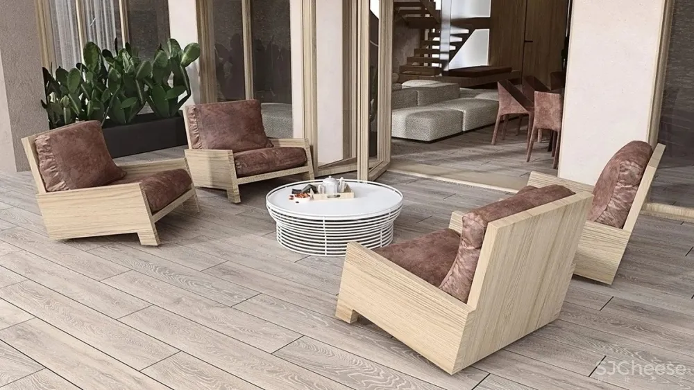 丰富的棕色和灰色调