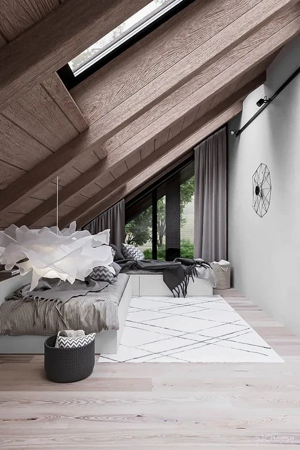 别拦着年轻人买LOFT，145㎡纯白 原木打造的治愈美宅，他们太会装了！